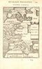 MEDITERRANEAN. 'Mer Mediterranee Selon Les Modernes. MALLET 1683 old map