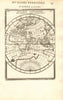 EASTERN HEMISPHERE. Australia incomplete. Europe Asia Africa. MALLET 1683 map