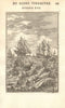 SHIPS. Vaisseaux. 17th century. MALLET 1683 old antique vintage print picture