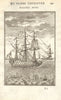 SHIPS ROPES. Agreils/cordages d'un Vaisseau I. 17th century. MALLET 1683 print