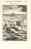 NOVAYA ZEMLYA. Barentsz 1597 expedition attacked by wolves & bears. MALLET 1683