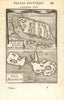 RUSSIAN ARCTIC. Isle Etats (Ostrov Mestnyy) Isle Maurice (Dolgy Island) 1683 map