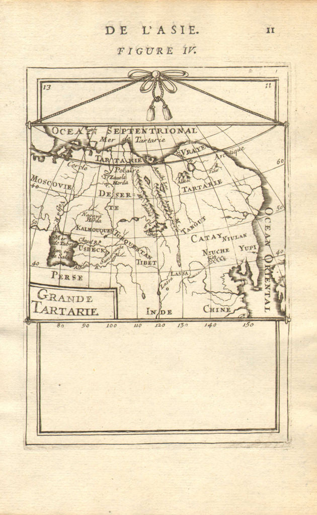 GREAT TARTARY. 'Grande Tartarie'. Russia China N & Central Asia. MALLET 1683 map
