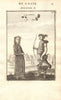 CENTRAL ASIA. Tartar warrior & woman. Tents Sword Bow 'Tartarres'. MALLET 1683