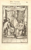 CHINA. The last Ming Emperor Chongzhen & his Consort. MALLET 1683 old print