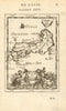 JAPAN. 'Isles du Iapon'. Yedo (Tokyo) Miyako (Kyoto). MALLET 1683 old map
