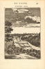 KYOTO. View of the city of Miyako (Kyoto) 京都市. Japan. MALLET 1683 old print