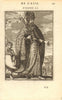 MUGHAL EMPEROR AURANGZEB. Mogul Moghul Empire. 'Grand Mogol'. India. MALLET 1683