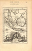 EAST INDIES. Sunda Sumatra Java Borneo Malaya. Indonesia. MALLET 1683 old map