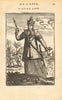 KING OF CEYLON (SRI LANKA). 'Roy de Ceylan' Probably Rajasingha II. MALLET 1683