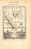 MALDIVES. Male. Atolls. Ceylon (Sri Lanka). Kanyakumari. MALLET 1683 old map