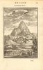 ARMENIA. 'Erivan'. Yerevan & Mount Ararat. Noah's Ark on summit. MALLET 1683