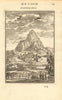 ARMENIA. 'Erivan'. Yerevan & Mount Ararat. Noah's Ark on summit. MALLET 1683