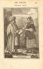 ARMENIAN COSTUME. 'Armeniens'. Man & woman in 17th century dress. MALLET 1683