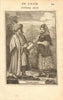 ARMENIAN COSTUME. 'Armeniens'. Man & woman in 17th century dress. MALLET 1683
