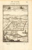 NINEVEH. 'Ancienne Ninive'. Ninus Tomb. Tigris Euphrates. Assyria. MALLET 1683