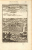 BABYLON. shows Tower of Belus (Babel). Hanging Gardens. Semiramis. MALLET 1683