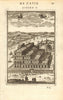 HANGING GARDENS OF BABYLON. 'Jardins de Semiramis'. MALLET 1683 old print