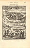 JERUSALEM. View of the city. Mosques. 'Ierusalem Moderne'. MALLET 1683 print