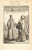 TURKISH COSTUME. 'Natoliens'. Anatolians in traditional dress. MALLET 1683