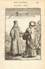 TURKISH COSTUME. 'Natoliens'. Anatolians in traditional dress. MALLET 1683