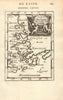 AEGEAN islands on the Asian/Eastern/Turkish side. Greece/Turkey. MALLET 1683 map