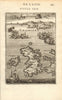 AEGEAN ISLANDS. Sio (Chios) Pasara (Psara) & Mitylene (Lesbos). MALLET 1683 map