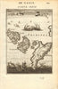 DODECANESE Leros Calamo Kalymnos Kalimnos Lango Kos Pserimos. MALLET 1683 map