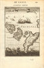 DODECANESE Leros Calamo Kalymnos Kalimnos Lango Kos Pserimos. MALLET 1683 map