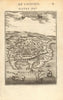 ALEXANDRIA city plan. Port fortifications ships Egypt. 'Alexandrie'. MALLET 1683