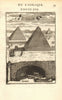 EGYPT. Giza Pyramids & Mummies. Cheops &c. 'Piramides et Momies '. MALLET 1683