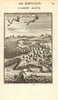 Port of SUAKIN or Sawakin, Sudan. 'Suaquen'. Red Sea. Boats. MALLET 1683 print