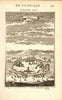 MOZAMBIQUE. Decorative Plan/view of the seaport of Sofala. MALLET 1683 print