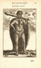 SOUTH AFRICA COSTUME. Xhosa warrior Spear club 'Cafre' Kaffir. MALLET 1683