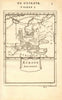 ANCIENT EUROPE. Rivers. Latin/Roman names. Decorative. MALLET 1683 old map