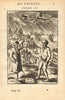 NORWAY COSTUME. Norwegians in 17th century dress. Reindeer. Ships. MALLET 1683