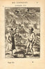 NORWAY COSTUME. Norwegians in 17th century dress. Reindeer. Ships. MALLET 1683