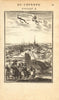 COPENHAGEN KØBENHAVN. City & fortifications. Denmark. Decorative. MALLET 1683