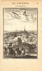 COPENHAGEN KØBENHAVN. City & fortifications. Denmark. Decorative. MALLET 1683