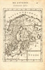 SWEDISH EMPIRE. Sweden Finland Livonia Ingria Baltic. 'Suede'. MALLET 1683 map