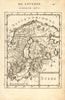 SWEDISH EMPIRE. Sweden Finland Livonia Ingria Baltic. 'Suede'. MALLET 1683 map