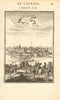 STOCKHOLM. Decorative town view. Sweden. Horses & boats. MALLET 1683 old print