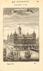 STOCKHOLM. Royal Palace. 'Palais du Roi de Suede'. Sweden. MALLET 1683 print