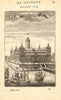 STOCKHOLM. Royal Palace. 'Palais du Roi de Suede'. Sweden. MALLET 1683 print
