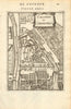 MOSCOW МОСКВА. Chasteau de Cremenela (Kremlin Кремль). Russia. MALLET 1683 map