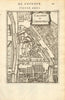 MOSCOW МОСКВА. Chasteau de Cremenela (Kremlin Кремль). Russia. MALLET 1683 map