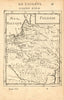 POLISH-LITHUANIAN COMMONWEALTH. Poland Belarus. Towns & rivers. MALLET 1683 map