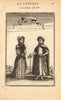 POLAND COSTUME. Polish man & woman in national dress. 'Polonois'. MALLET 1683