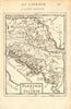 BALKANS. Pannonie/Pannonia Illyria. Croatia Bosnia Serbia. MALLET 1683 old map