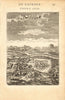 ROMANIA. Decorative view of the town of Waradin (Oradea/Nagyvárad). MALLET 1683